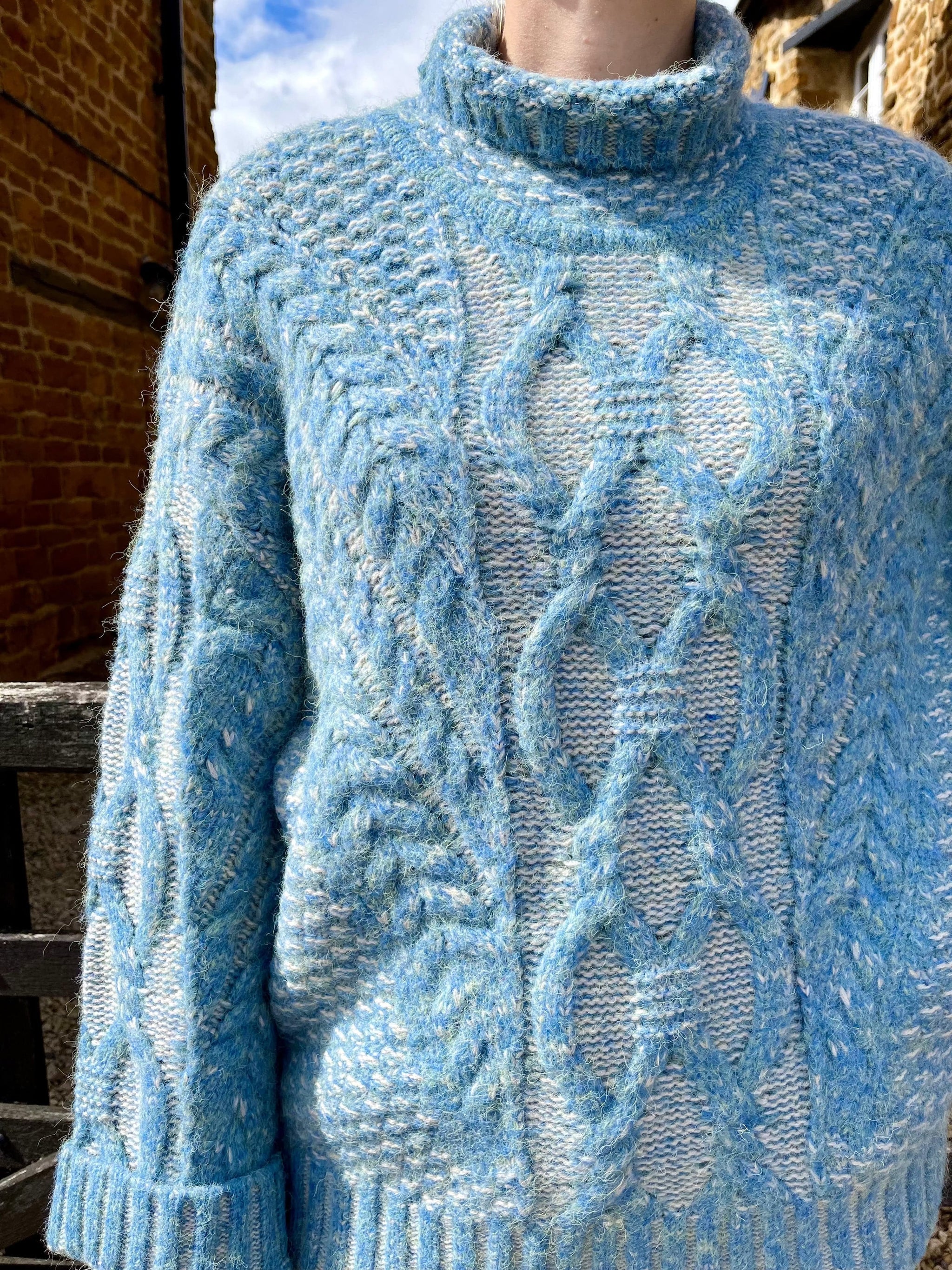 Annecy Wool Jumper in Blue