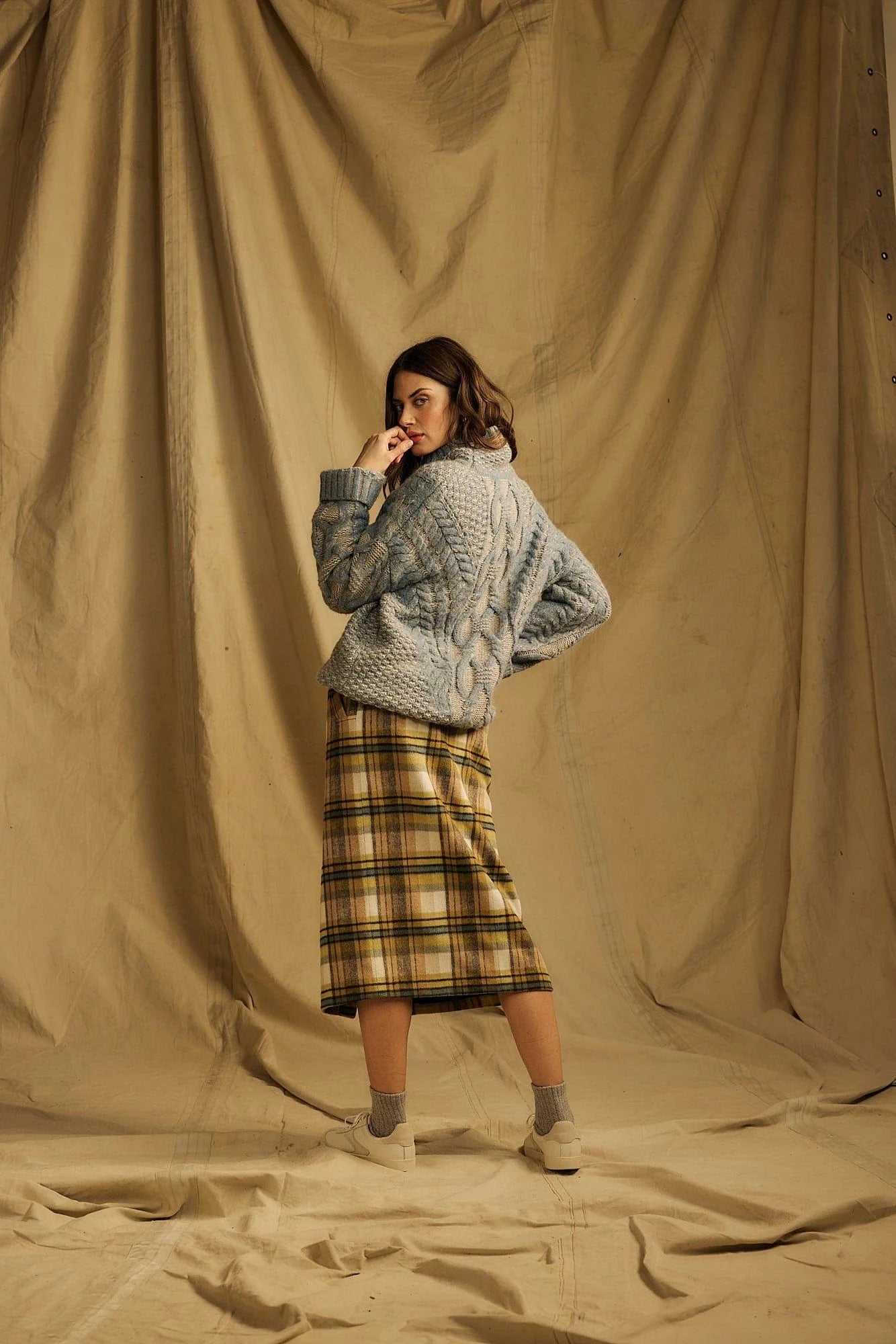 Annecy Wool Jumper in Blue