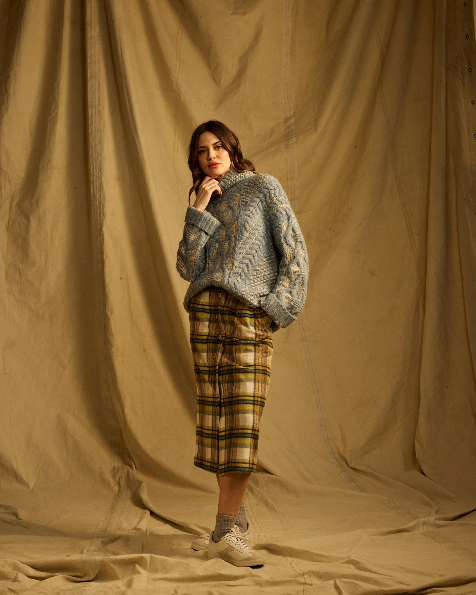 Annecy Wool Jumper in Blue