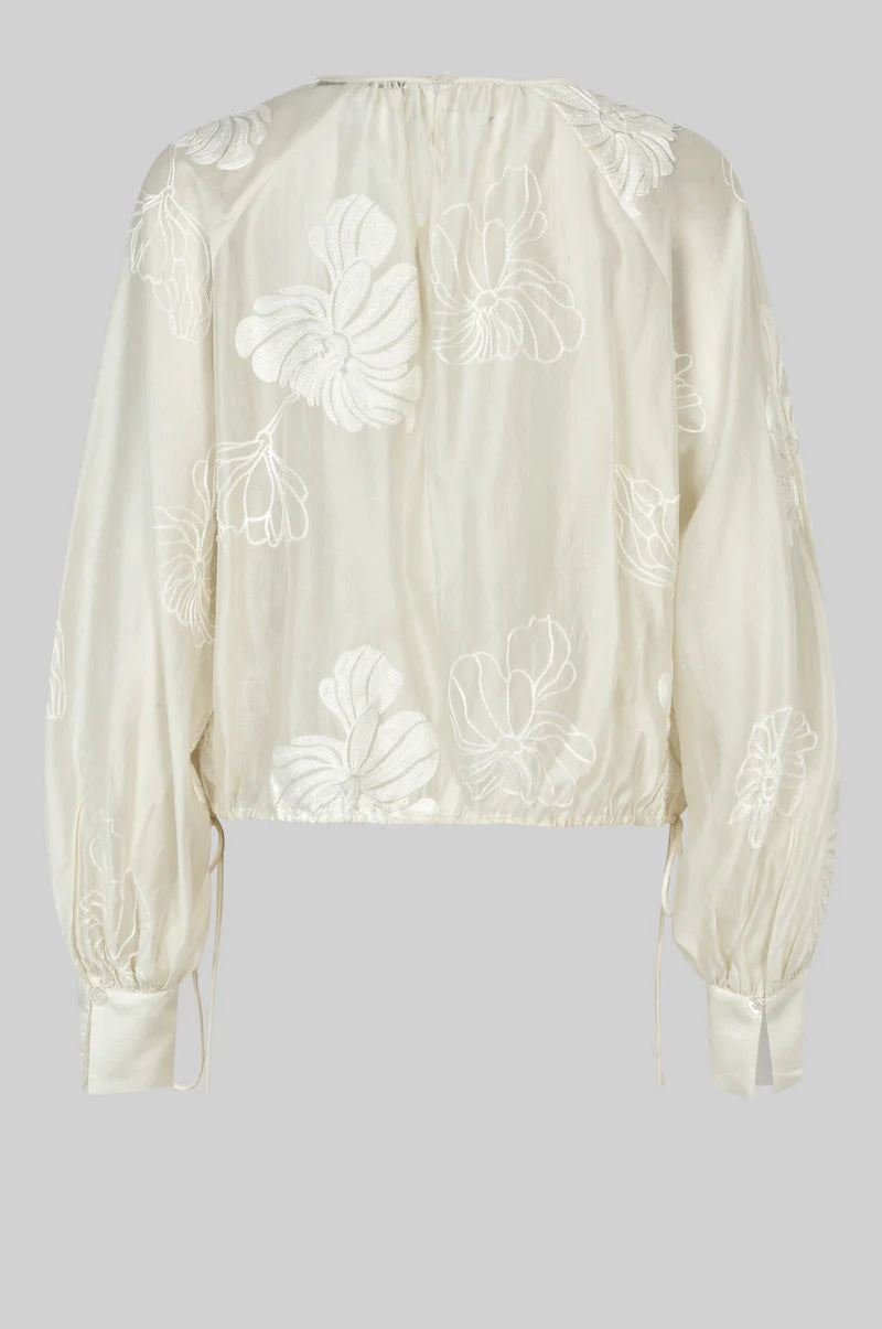 Veria Blouse Lyocell Blouse in Tofu
