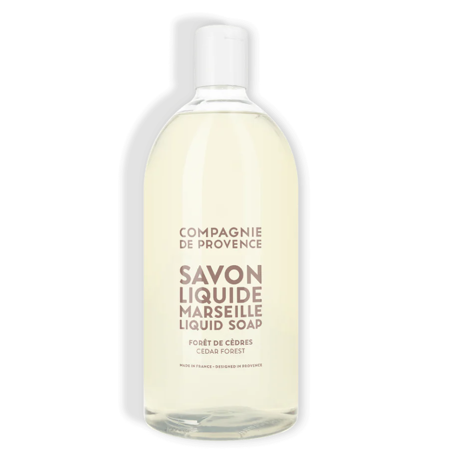 Compagnie de Provence Liquid Soap in Cedar Forest 1 Litre Refill Bottle