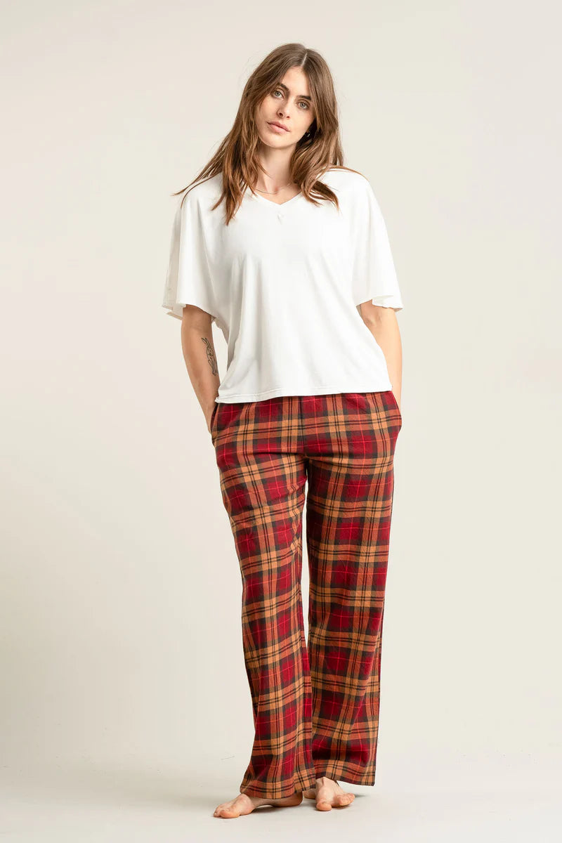 JimJam Organic Cotton Pyjama bottoms in Berry