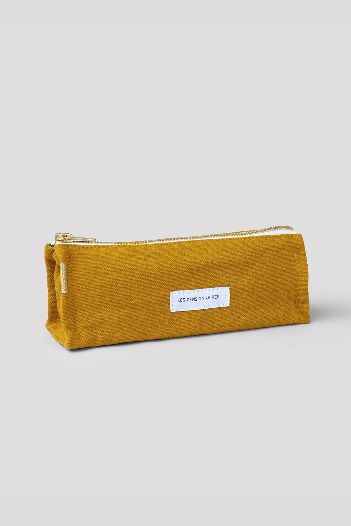 Organic Cotton Pencil Case in Saffron Yellow