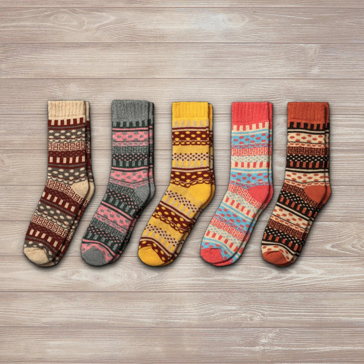 Nordic Socks Assorted Colours