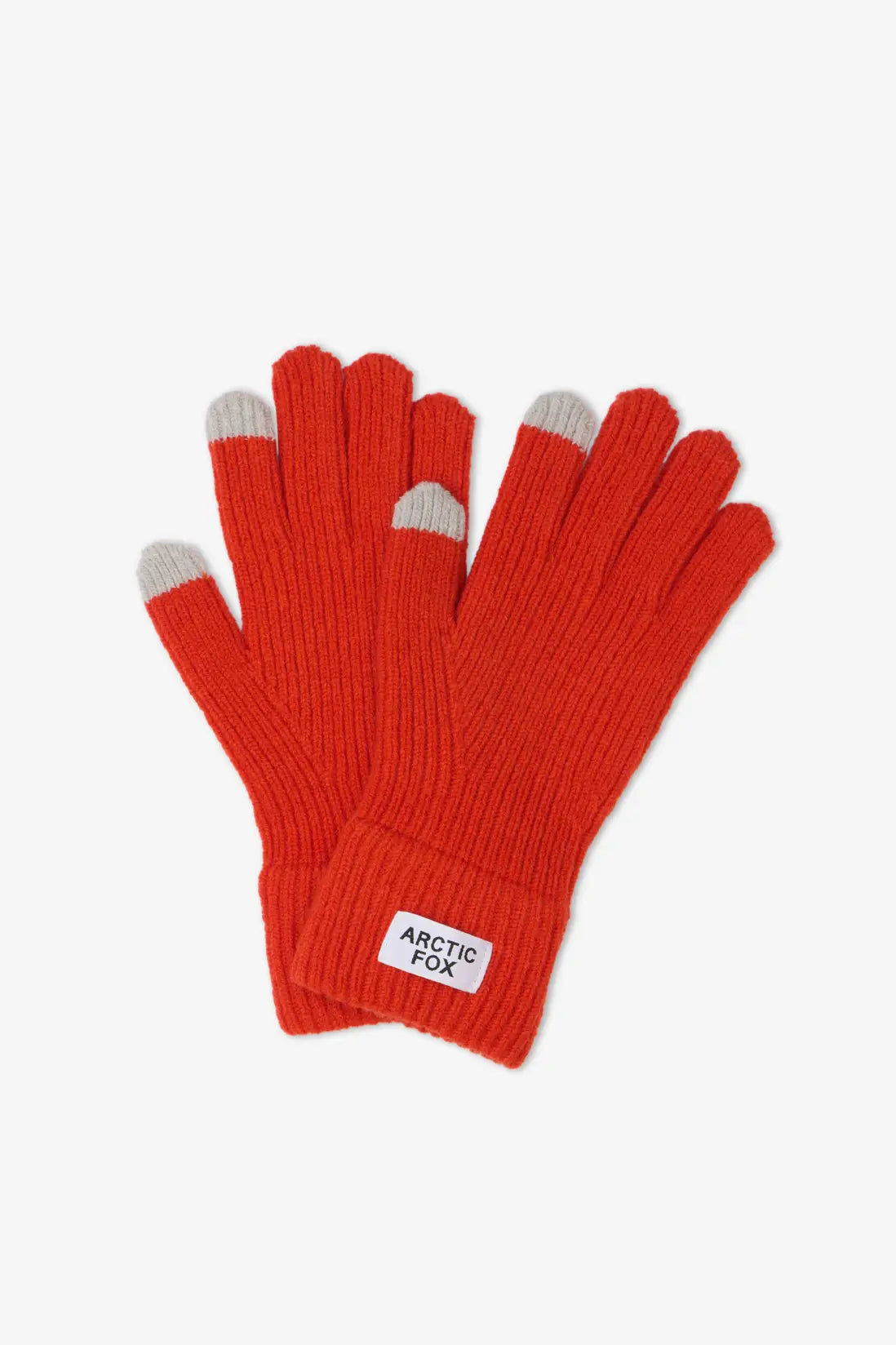 Recycled Bottle Gloves in Sunkissed Coral Red