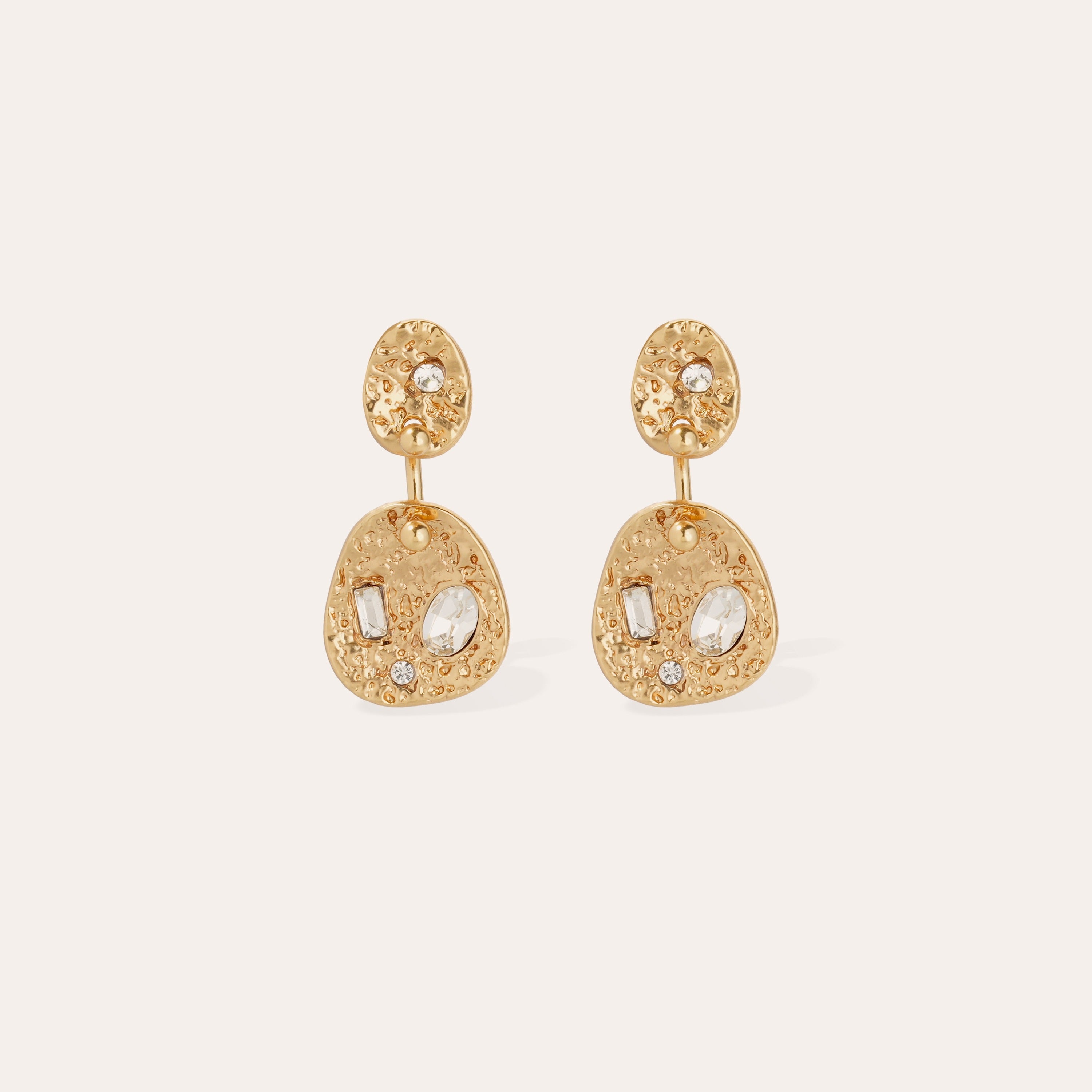 Bo Eclipse PM O Strass Earrings in Gold