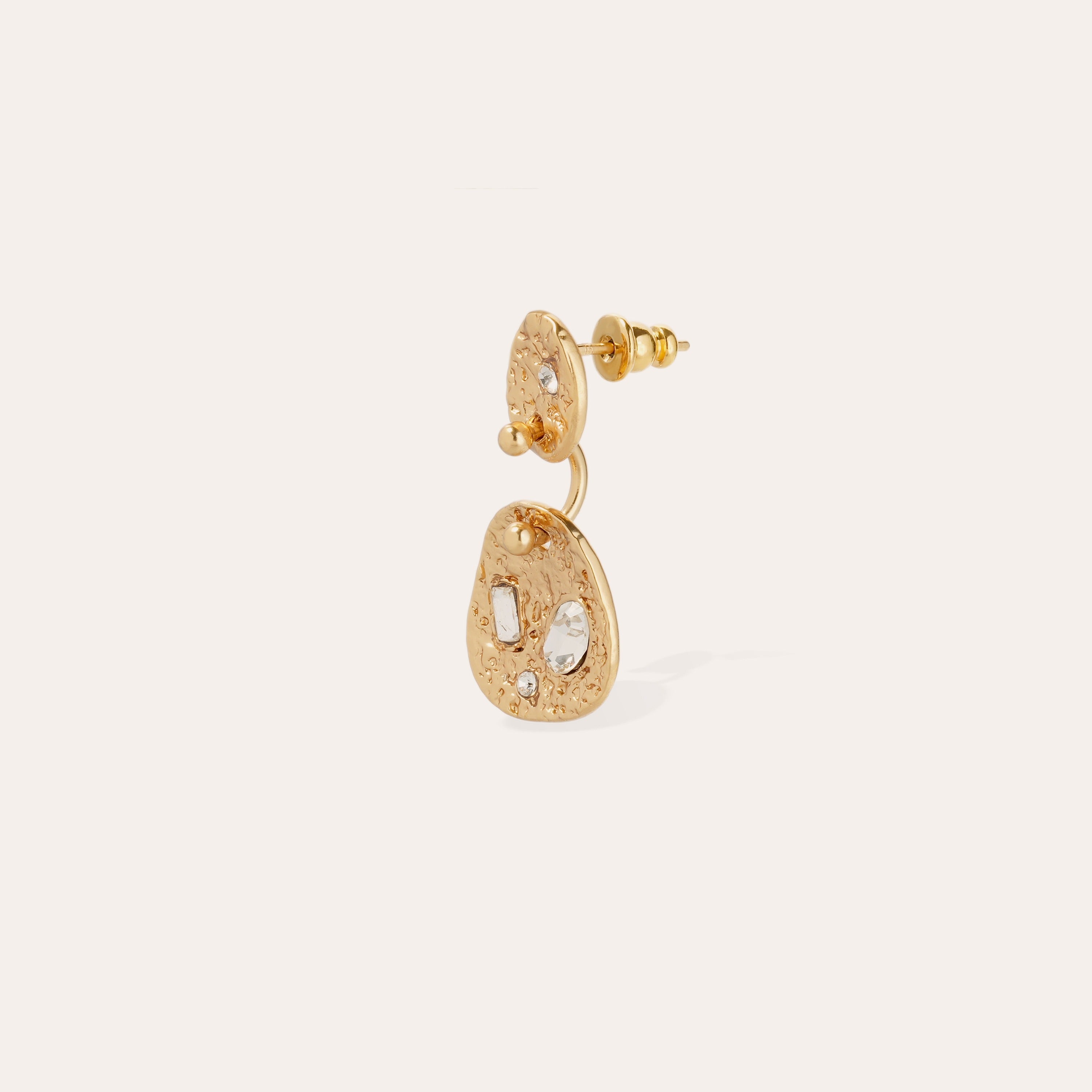Bo Eclipse PM O Strass Earrings in Gold