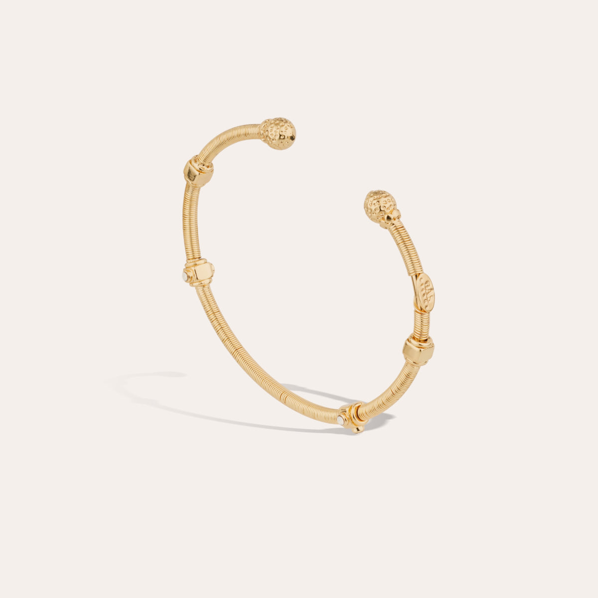 Zanzifull Jonc Strass Bracelet in Gold