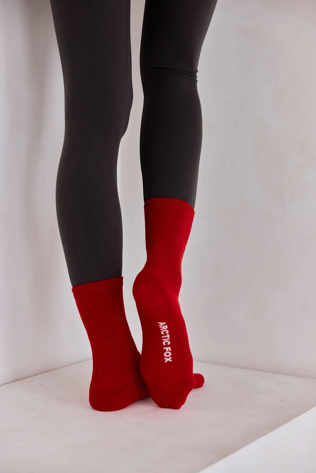 The Everyday Socks 100% Bamboo in Flame Red