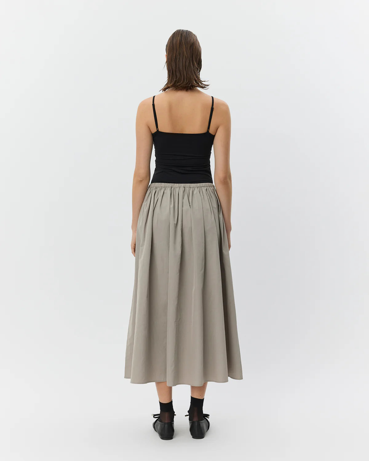 Juneau  Midi Skirt Dusty Green