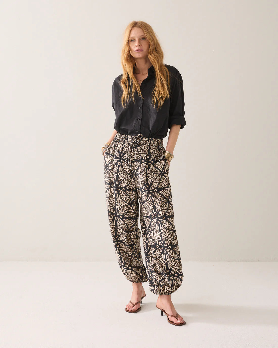 Harem Trousers With Print