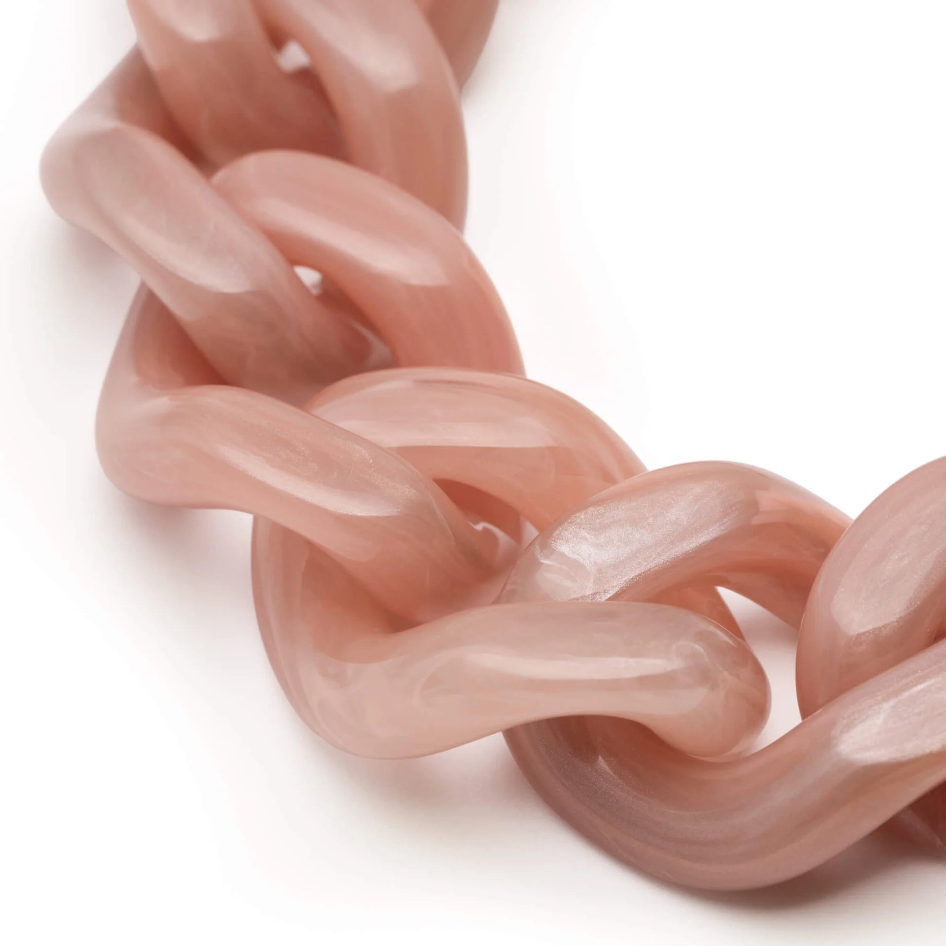 Great Chain Bracelet in Blush Marble