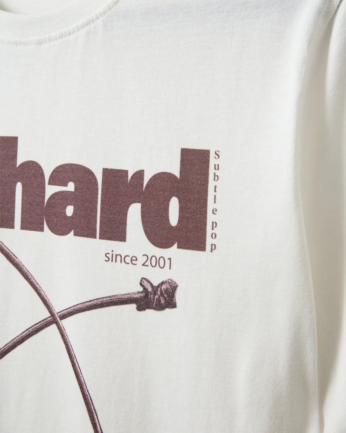 White Cotton Printed Tee