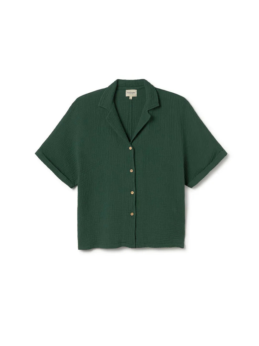 Zuqar — Dark Green Shirt 100% Organic Cotton