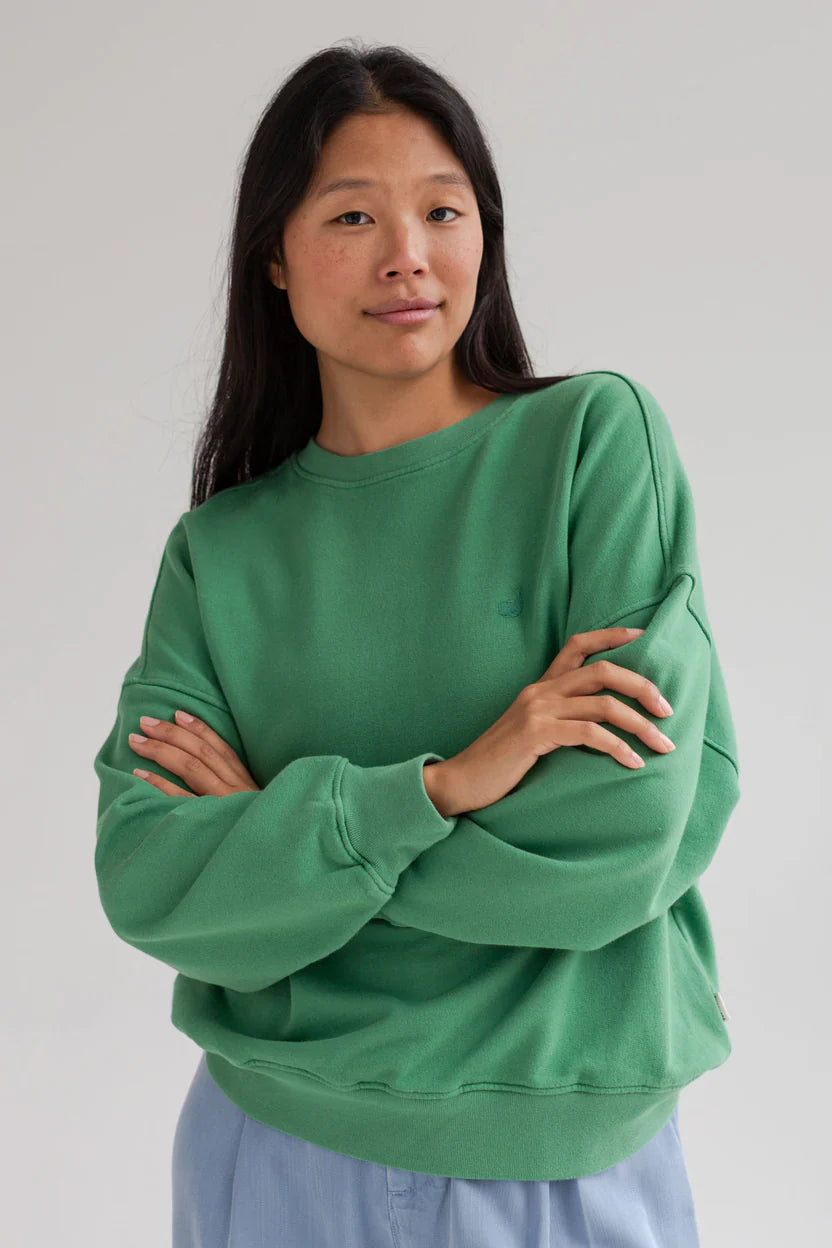 Niza Green Sweatshirt 100% Organic Cotton