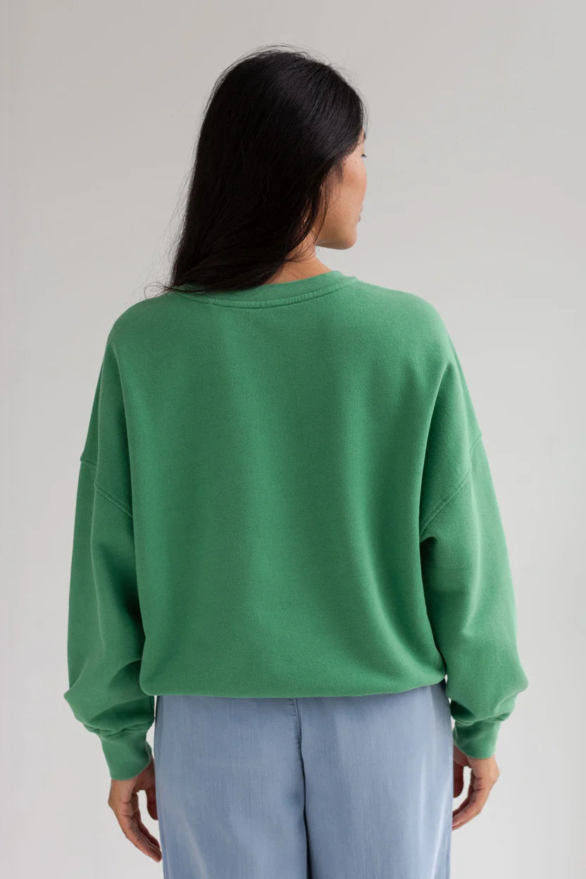 Niza Green Sweatshirt 100% Organic Cotton
