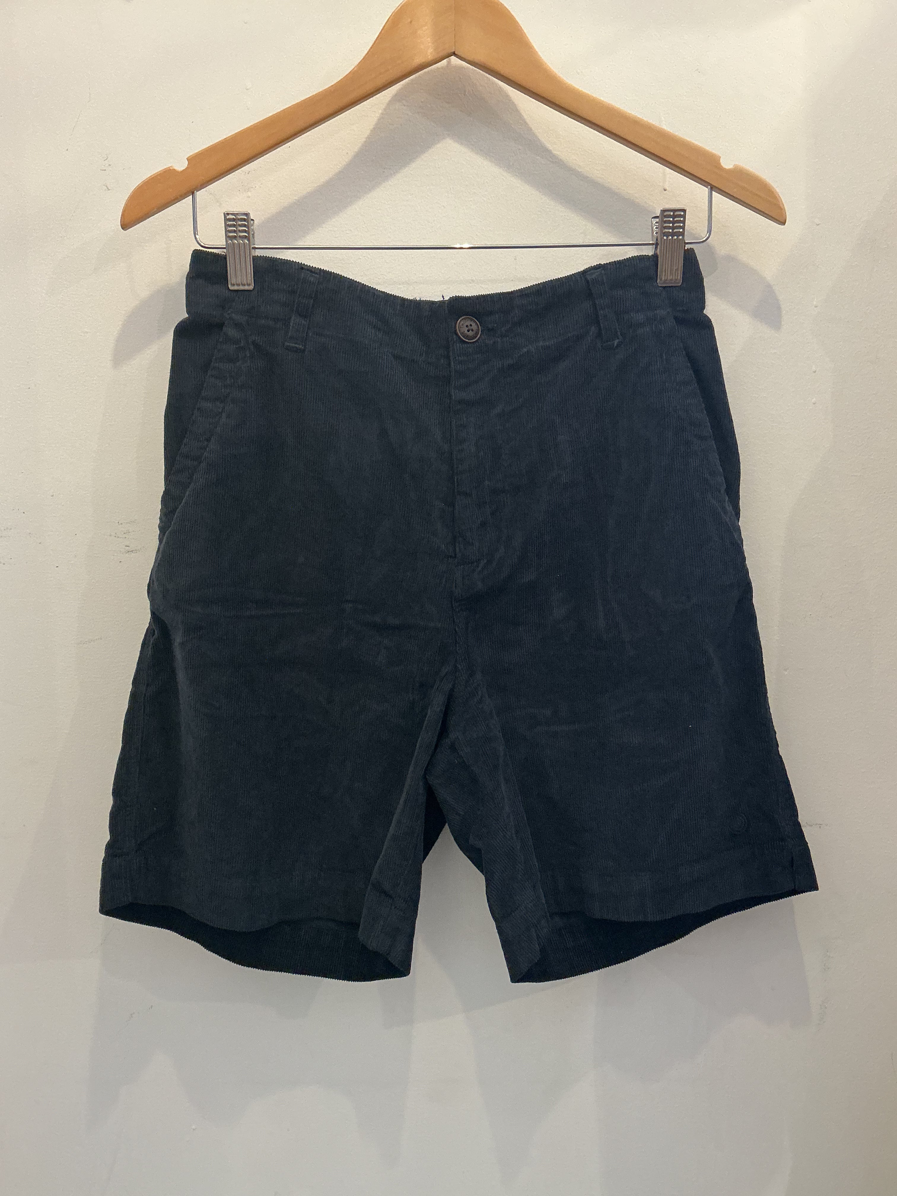 Kabak Cord Shorts in Dark Navy