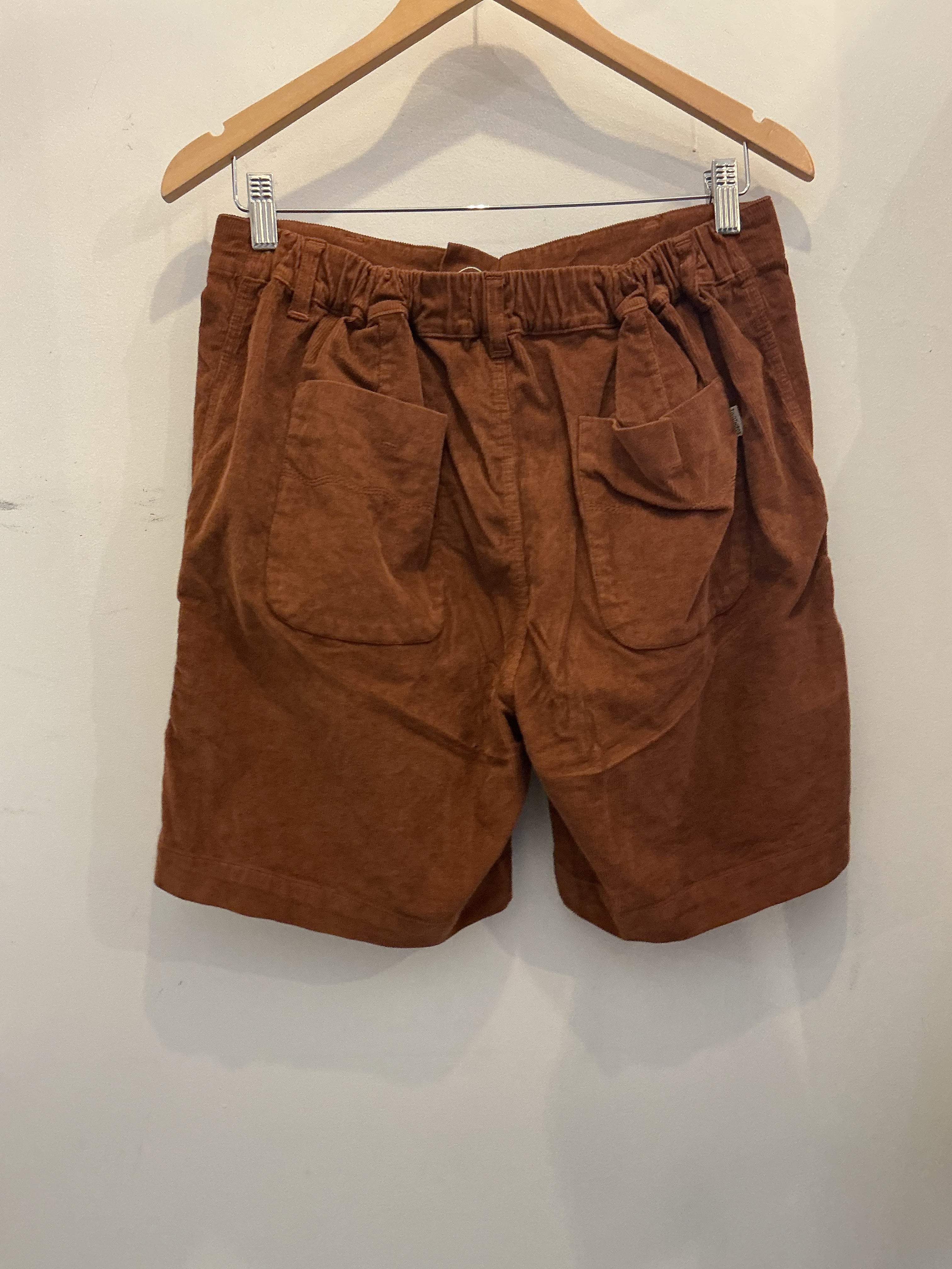 Kabak Cord Shorts in Coconut Shell