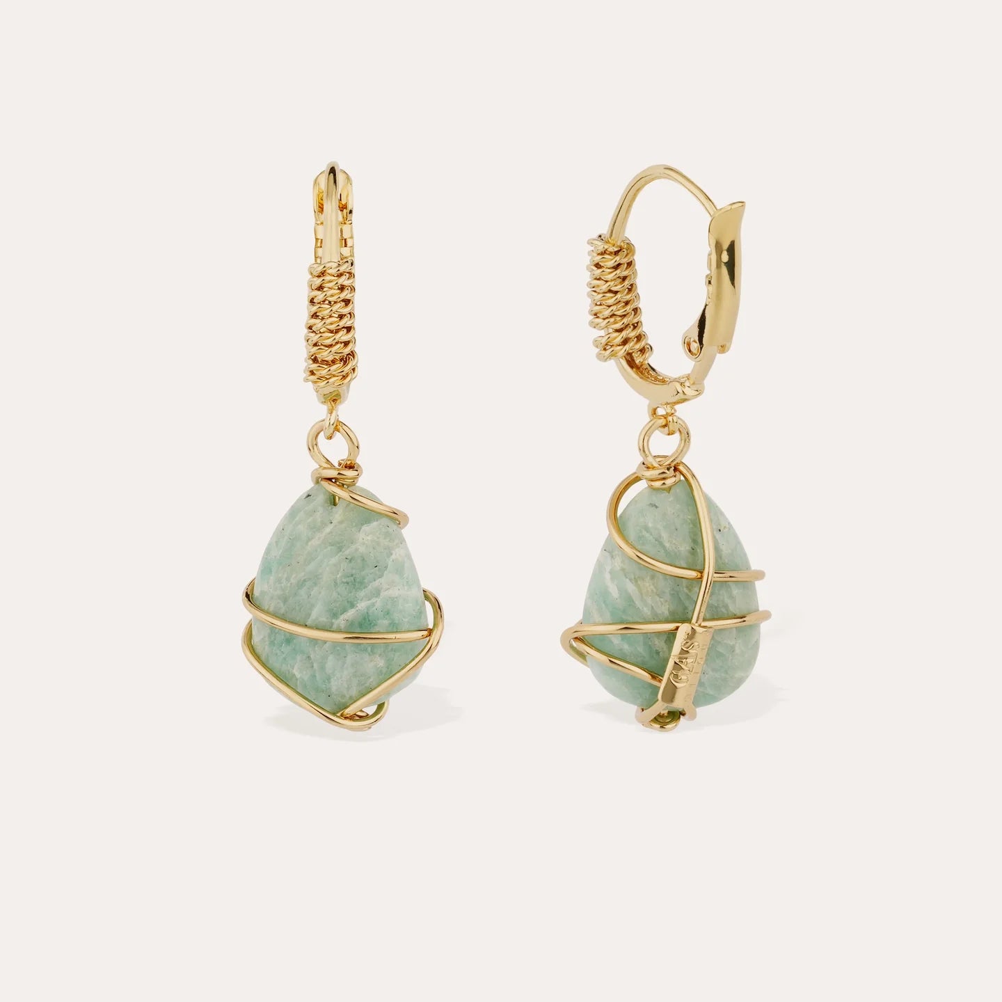 Bo Tao Rainbow Earrings in Emerald Green