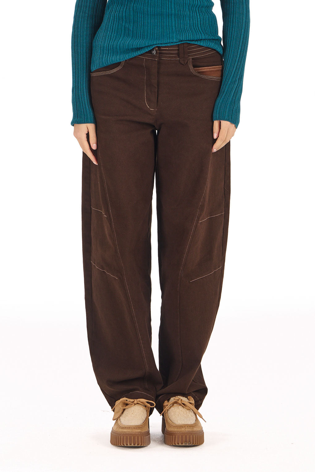 Amelia Trousers in Chocolate