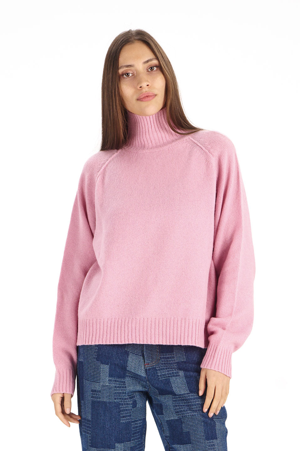 100% Merino Millie Jumper in Pink
