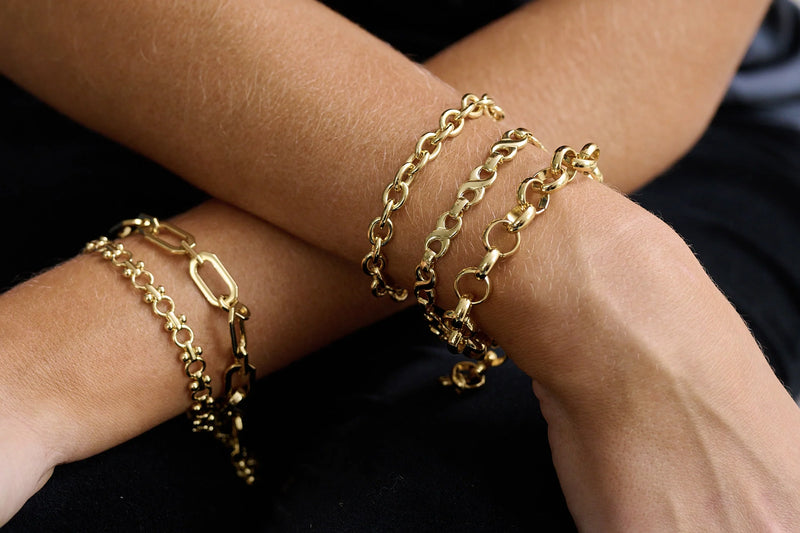 Infinite Gold Chain Bracelet