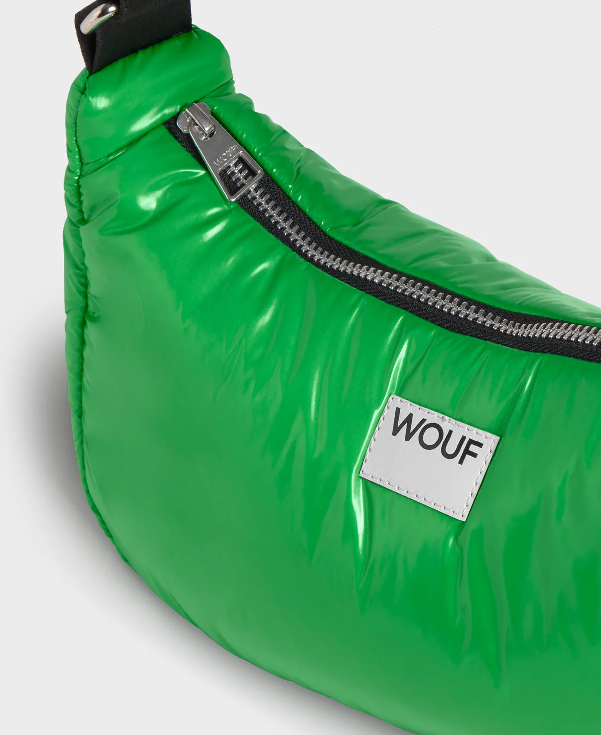 100% Recycled Shoulder Bag in Basil - Apple Green