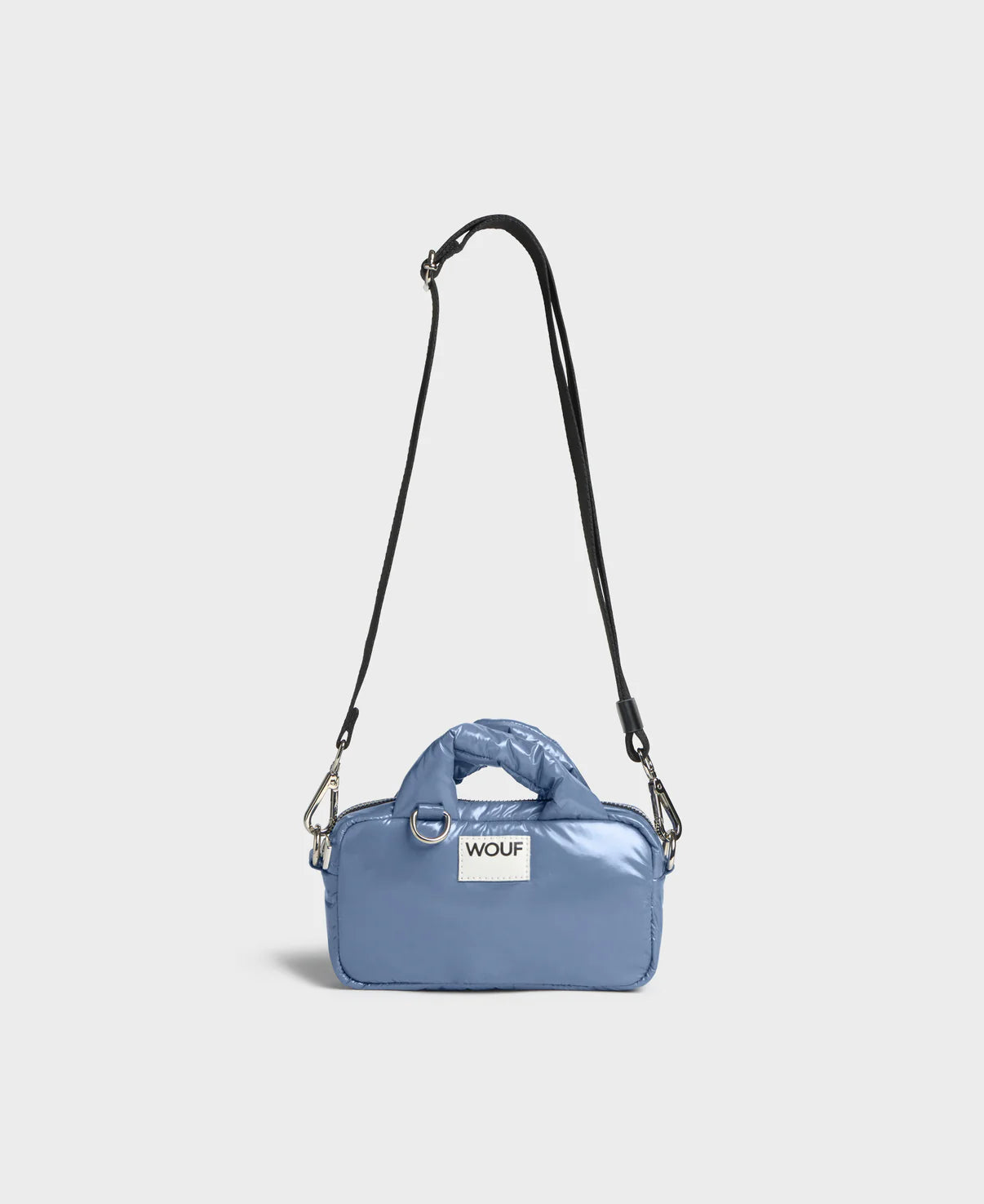 100% Recycled Mini Shoulder Bag in Royal - Spring Blue