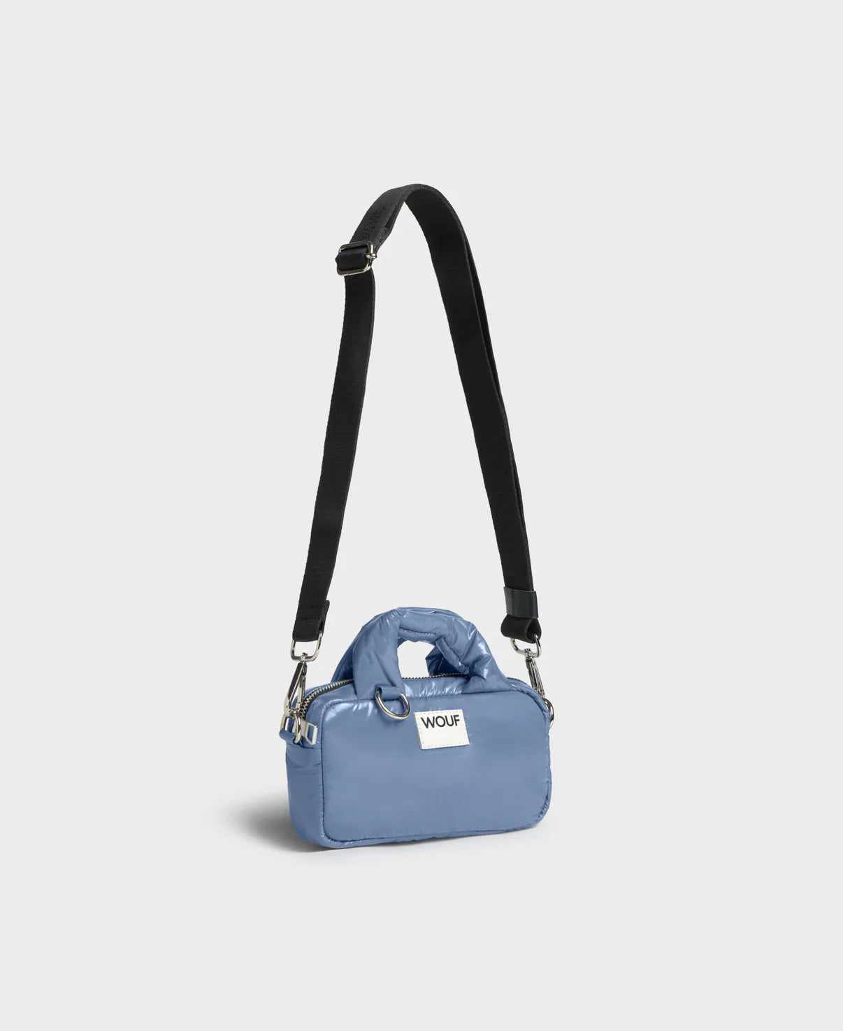 100% Recycled Mini Shoulder Bag in Royal - Spring Blue