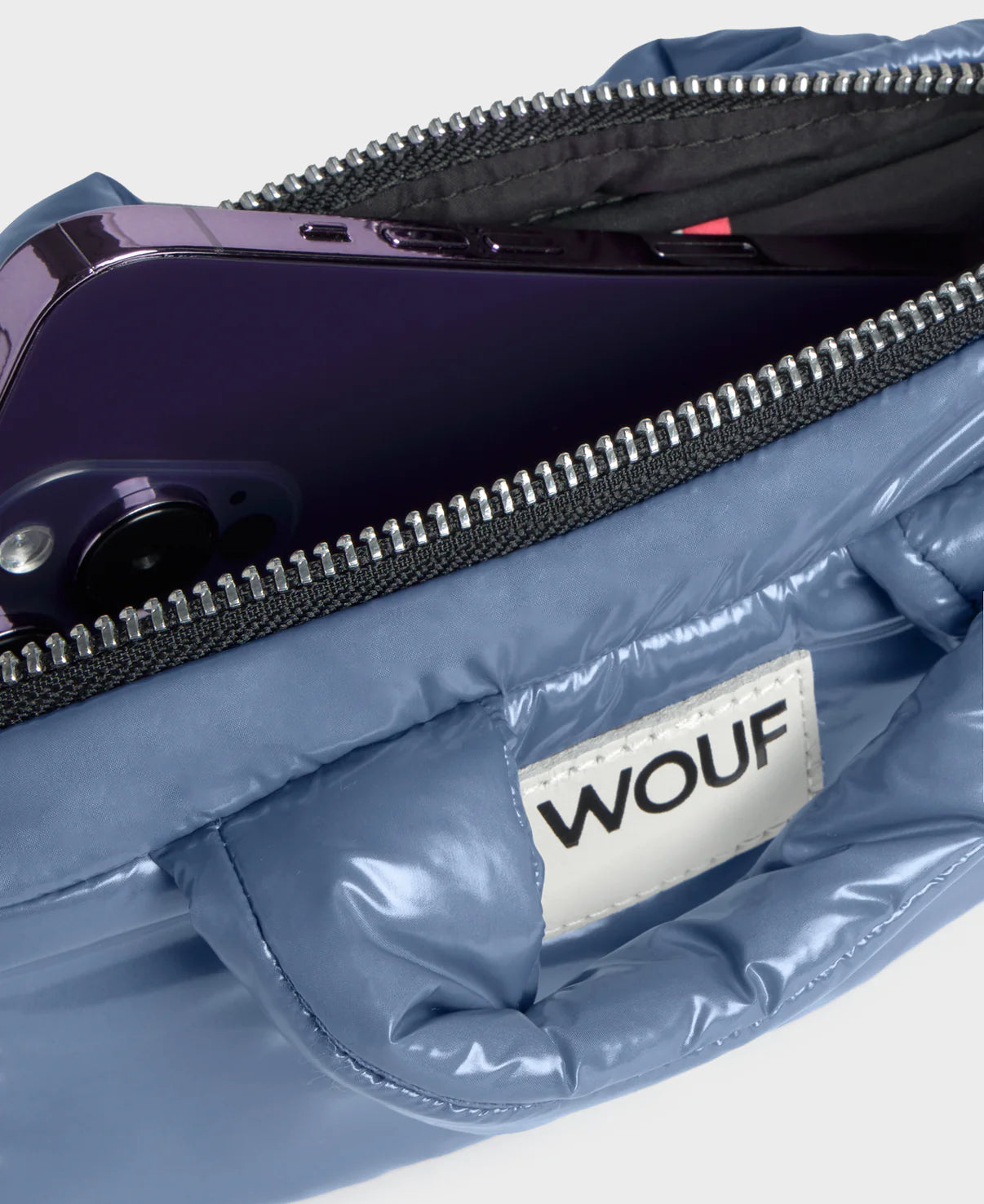 100% Recycled Mini Shoulder Bag in Royal - Spring Blue