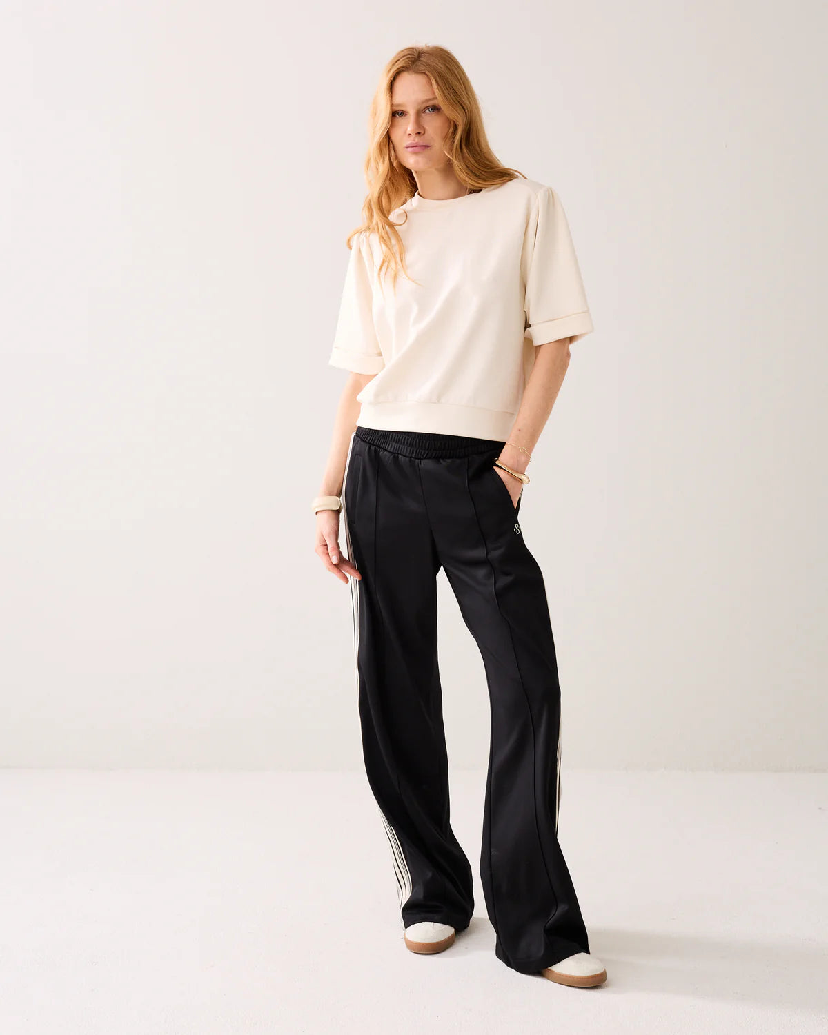 Modal Mix Scuba Top in Ivory