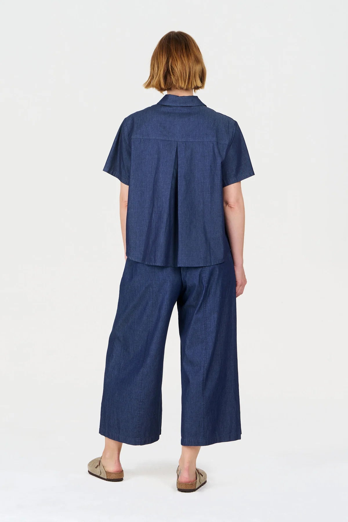 100% Organic Cotton Dani Culottes in Denim