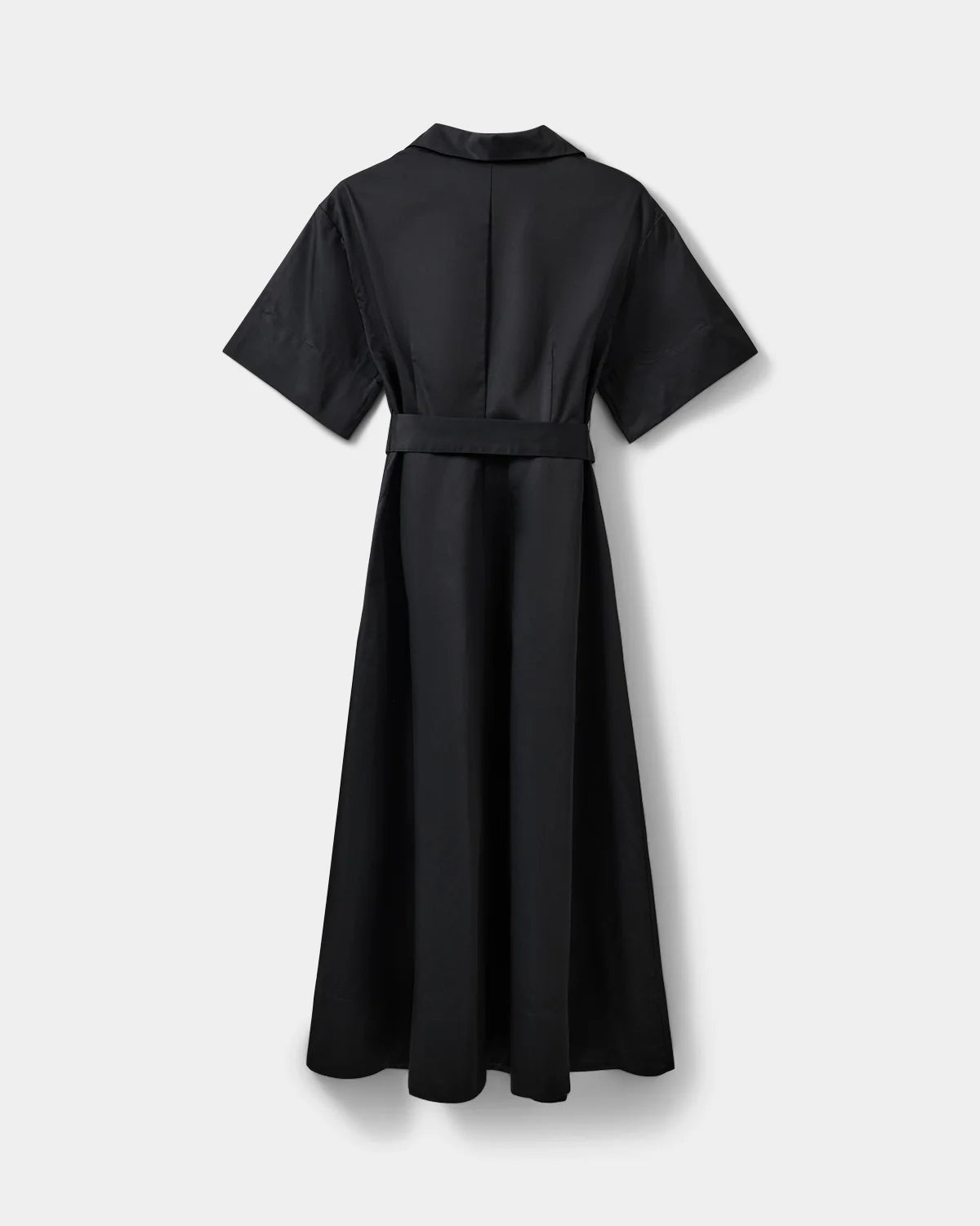 100% Cotton Mina Dress in Black