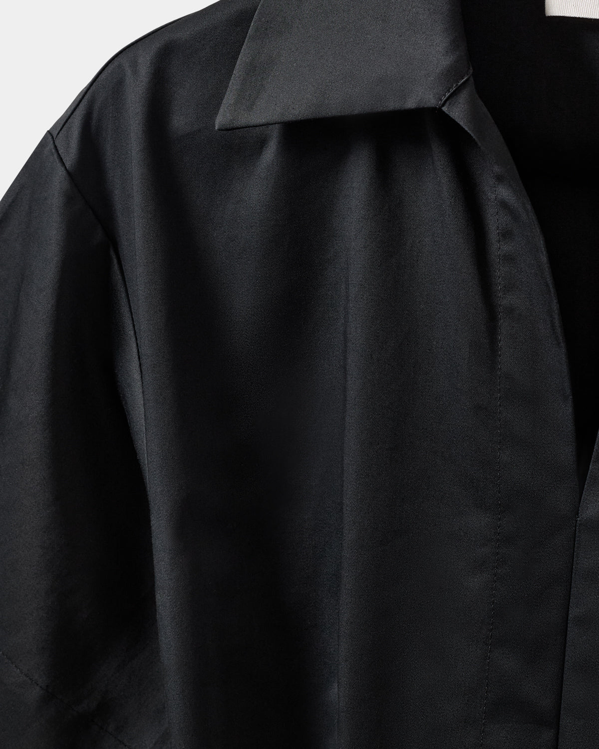 100% Cotton Mina Dress in Black