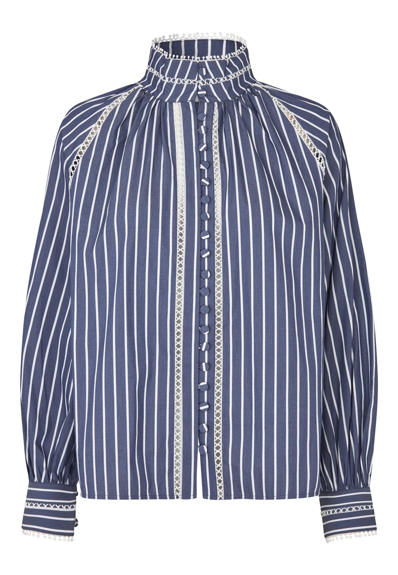 Monia Dea Shirt in Chambray Stripe