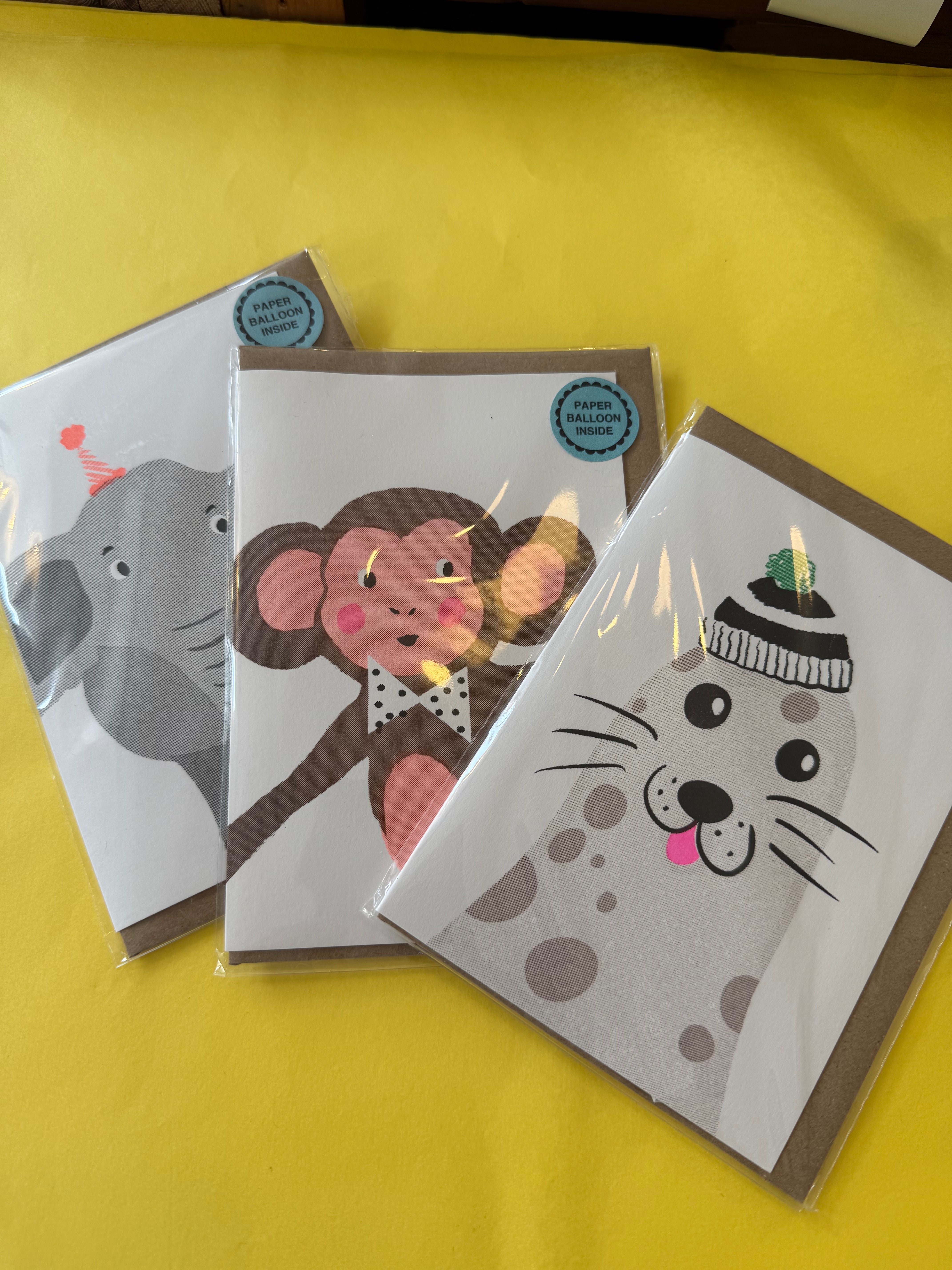 Petra Boase Card with Paper Balloon