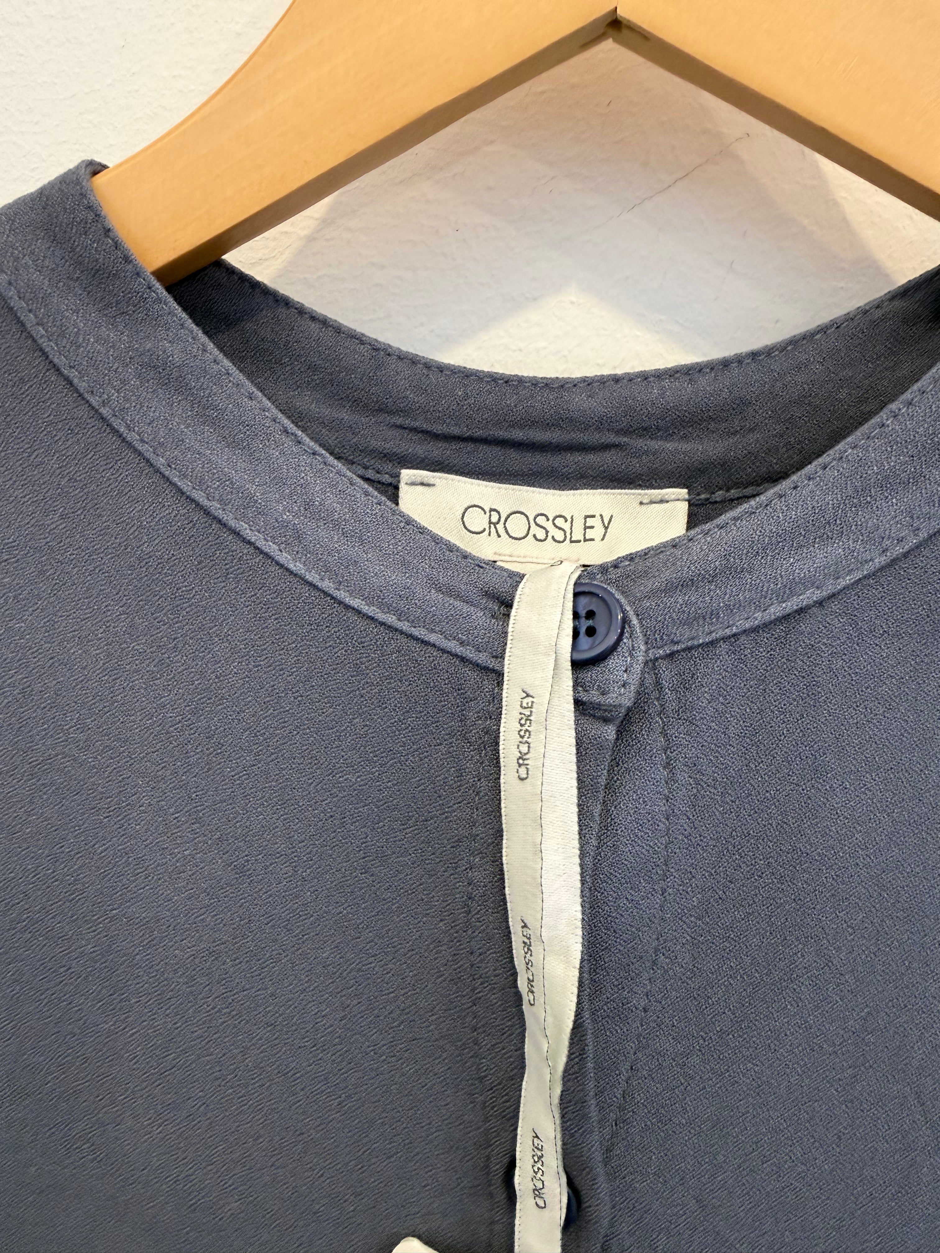 Tuliorv S/S Oversize Shirt in Petrol Blue