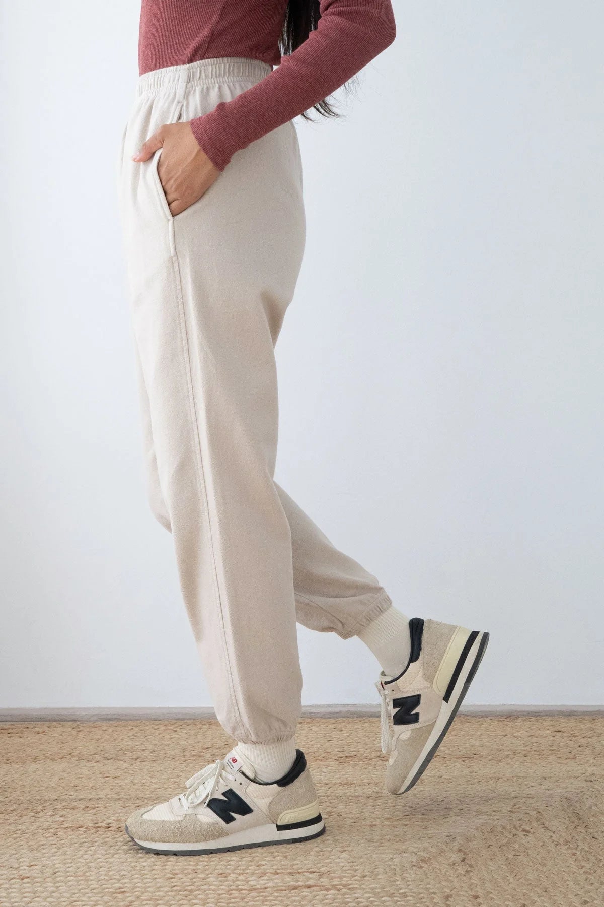 Solmara Trousers in Feather Grey