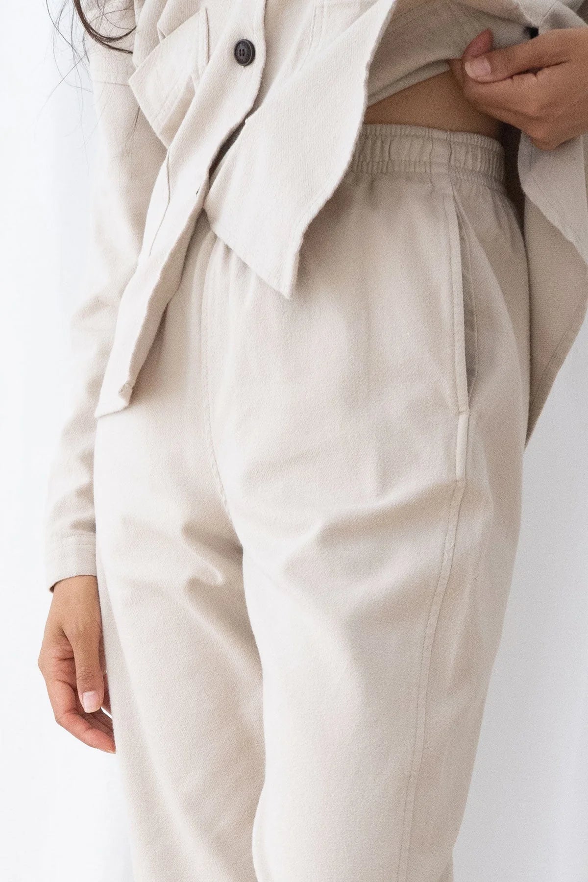 Solmara Trousers in Feather Grey