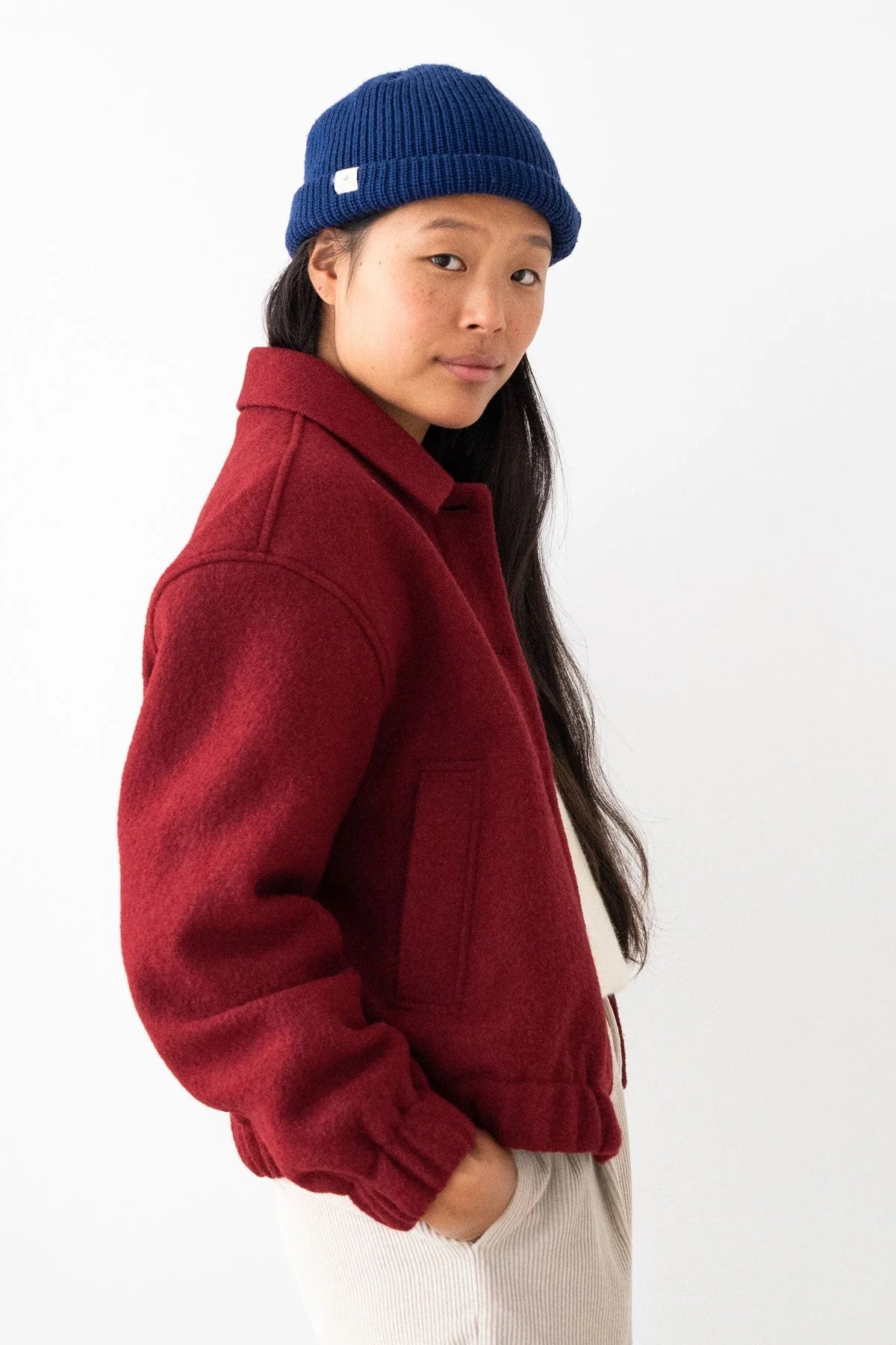 Rennell Jacket in Wine
