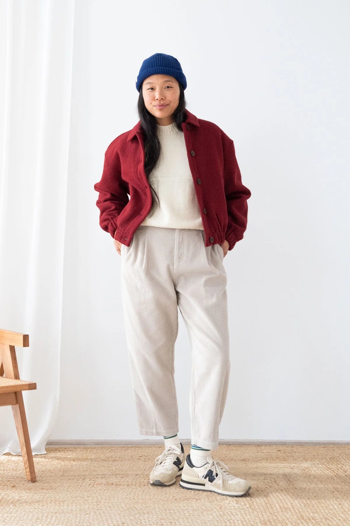 Rennell Jacket in Wine
