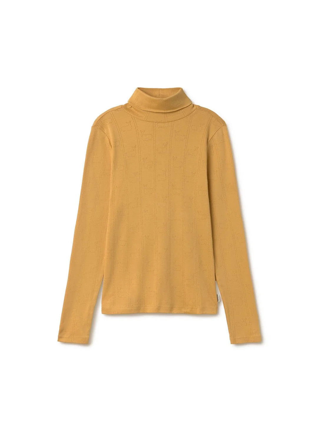 Grabow Turtleneck in Whales Mustard