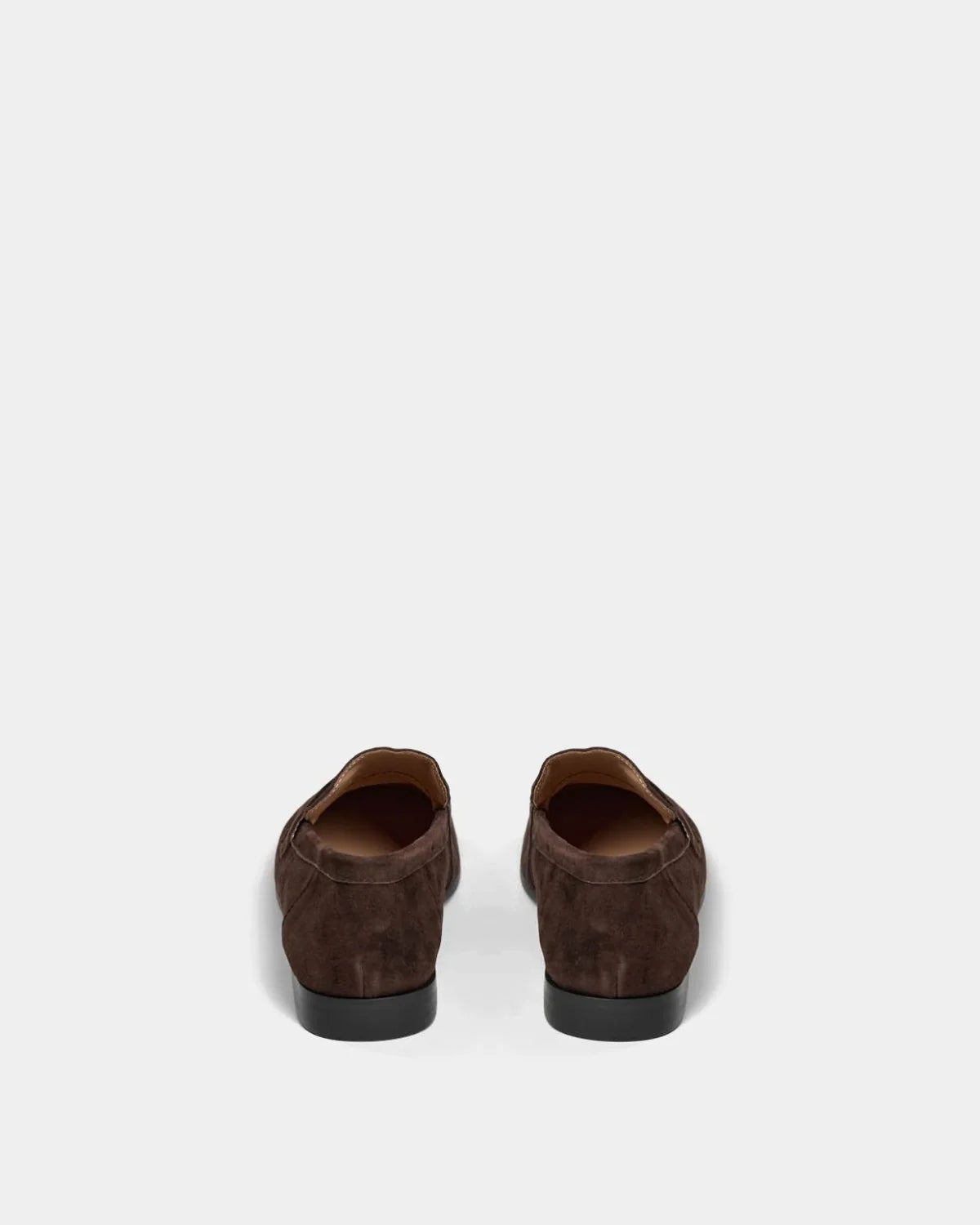 Agathe Suede Loafers in Dark Brown