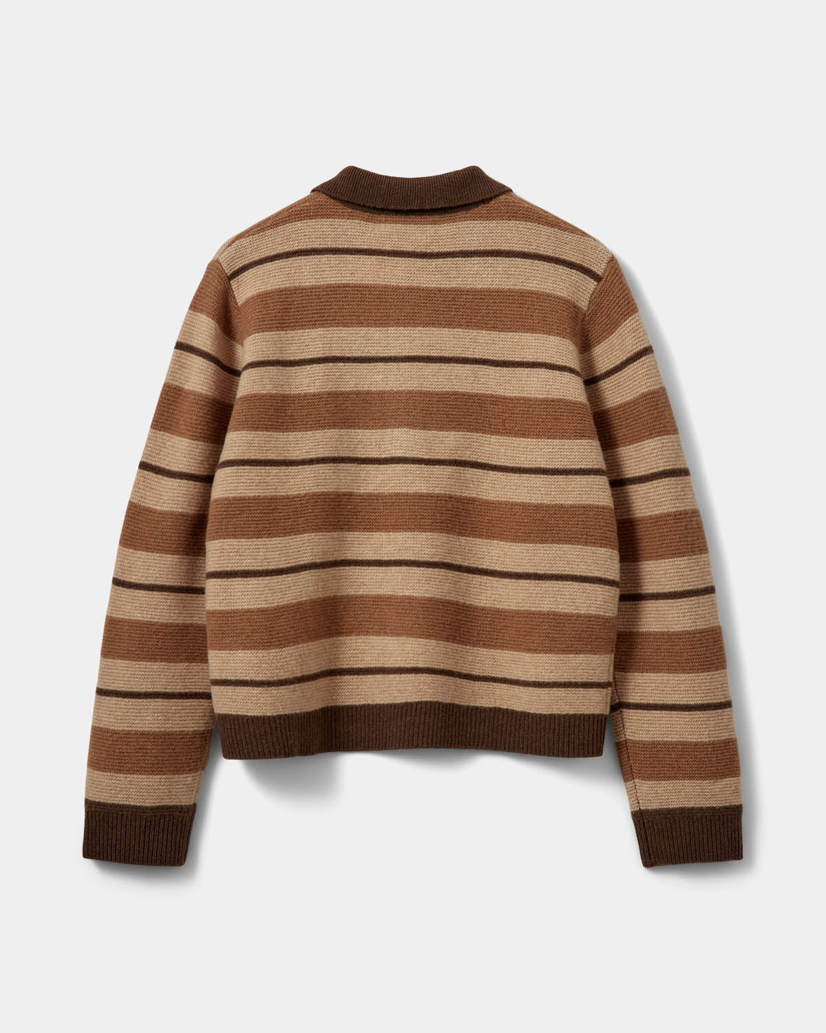 Storma 100% Merino Wool Jumper in Brown Melange