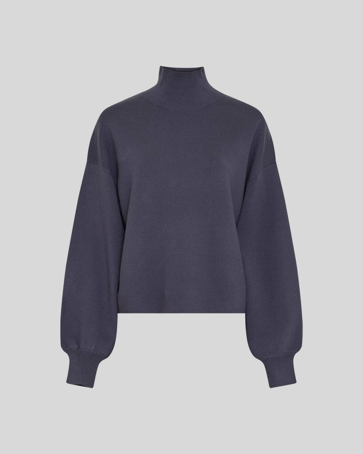 Mercy East Long Sleeve Scuba Top in India Ink