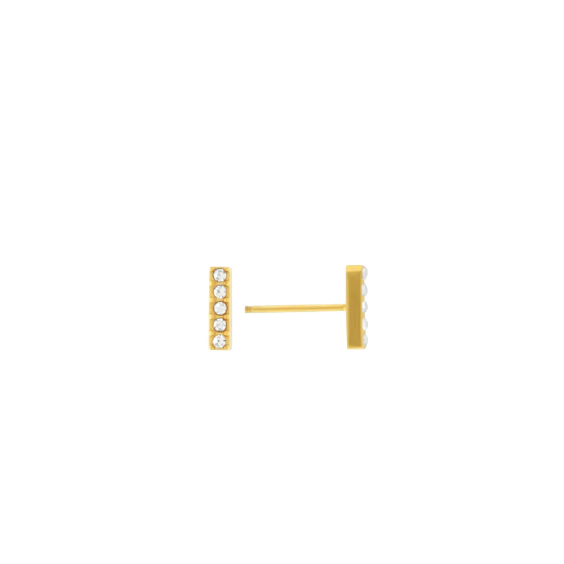 Joy Waterproof Post Earrings in 18K Gold Plating