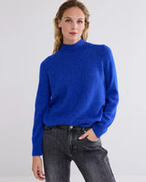 Soft Wool Mix Alpaca Knit in Bright Blue