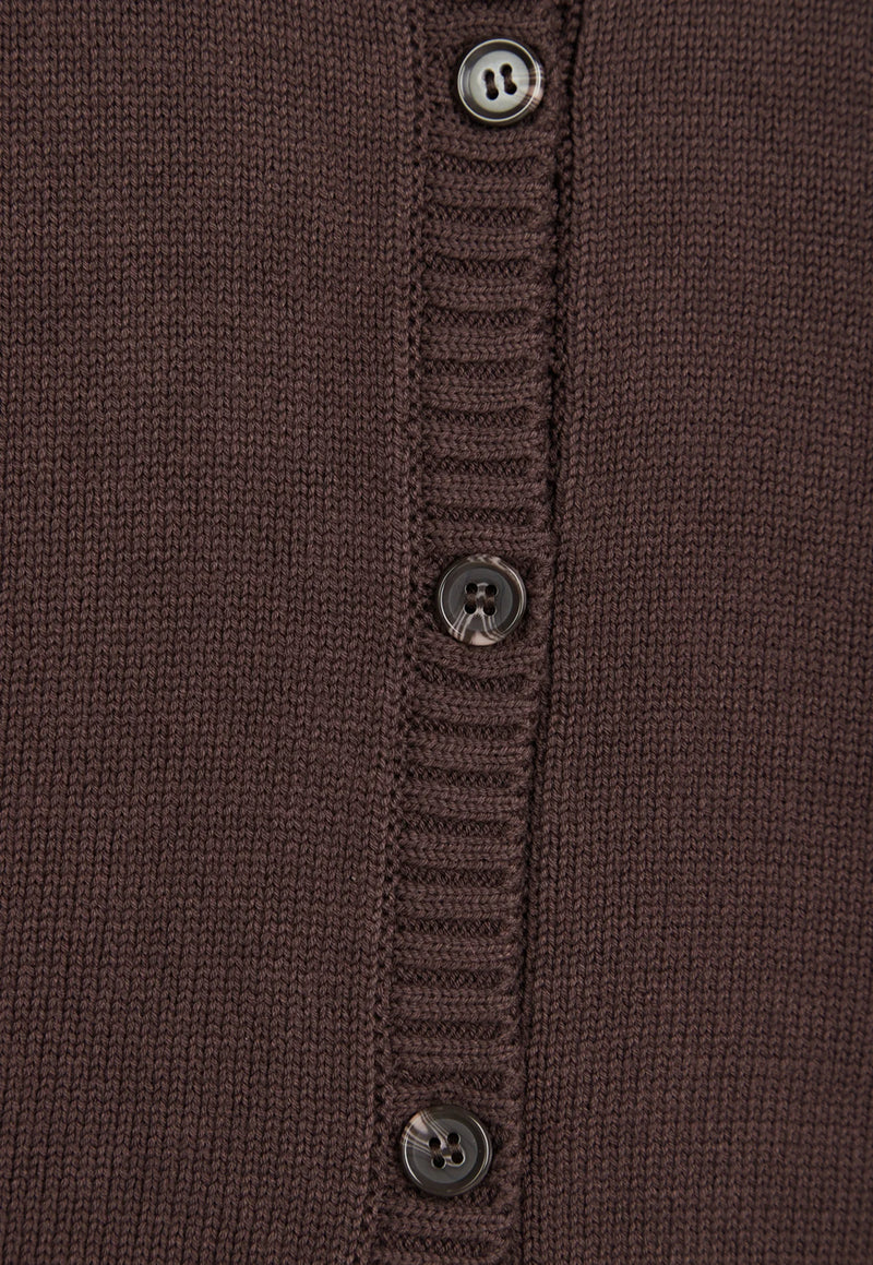 Latifah Cardigan in Major Brown