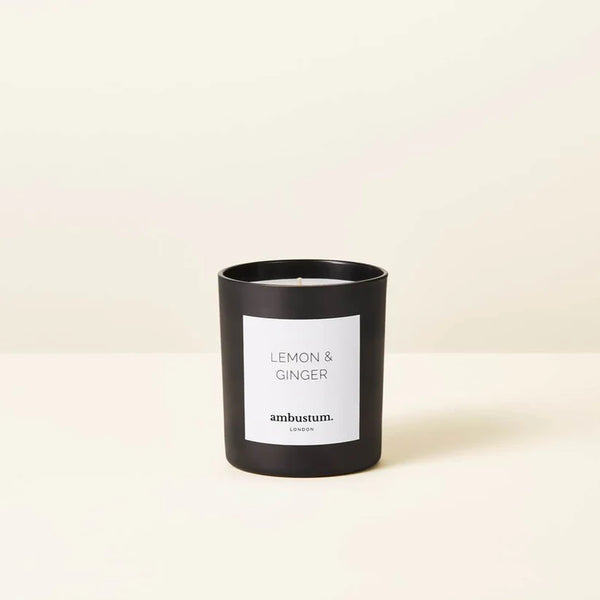 Luxury Candle in Lemon and Ginger Scent