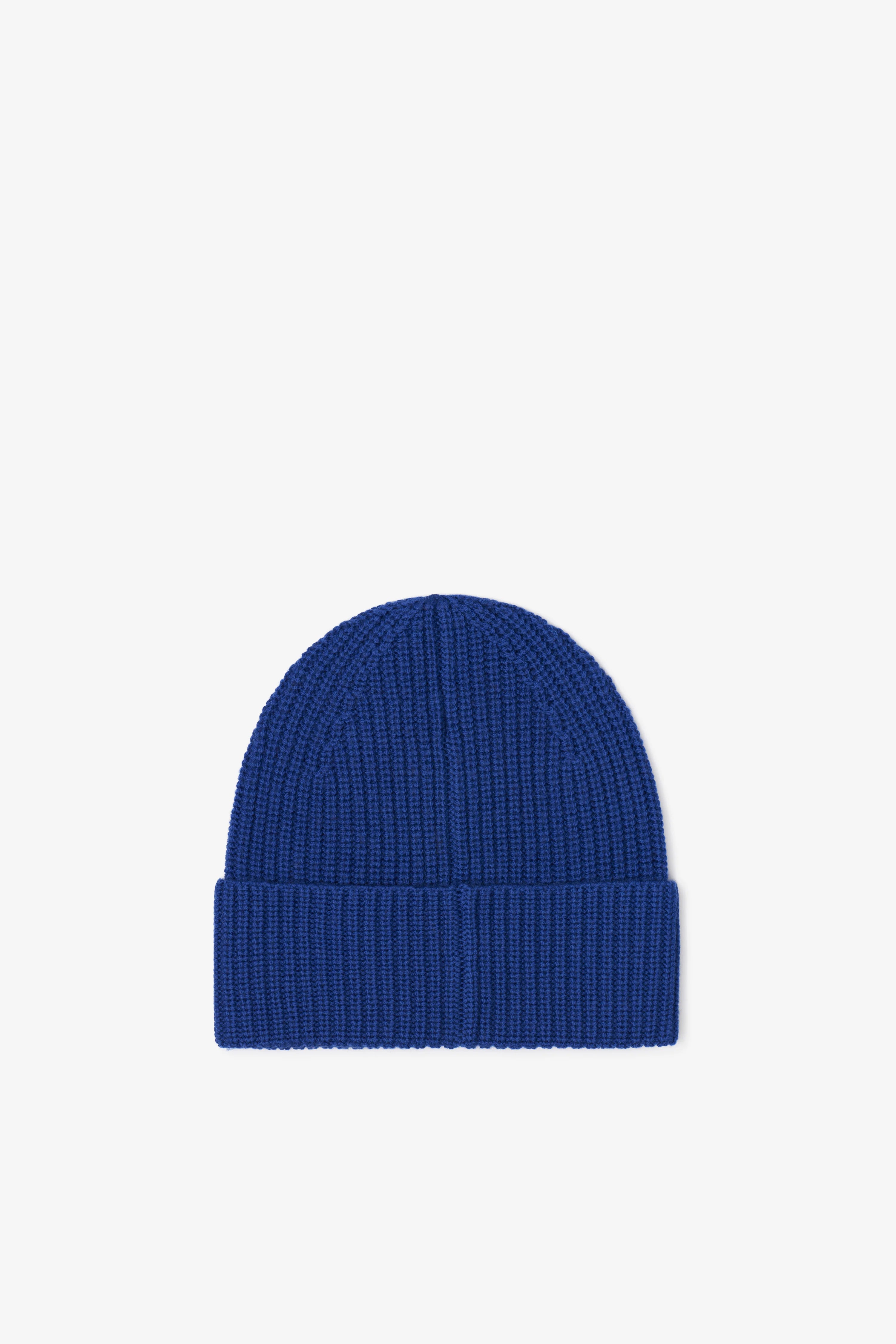 The Merino Wool Beanie in Blue